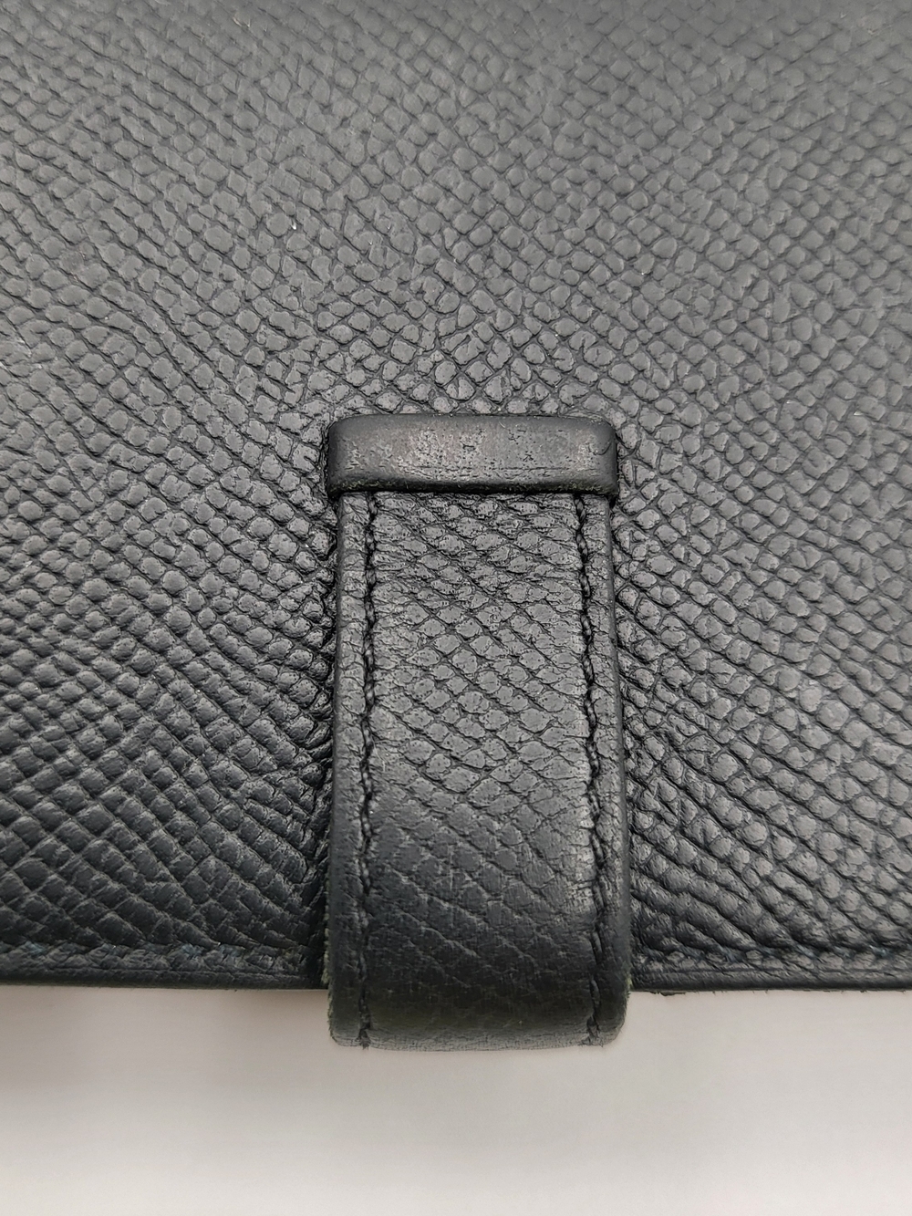 Hermes Bearn Black Epson Calfskin Leather Wallet with Gold Foil Logo,,Authentic. - Picture 15 of 16